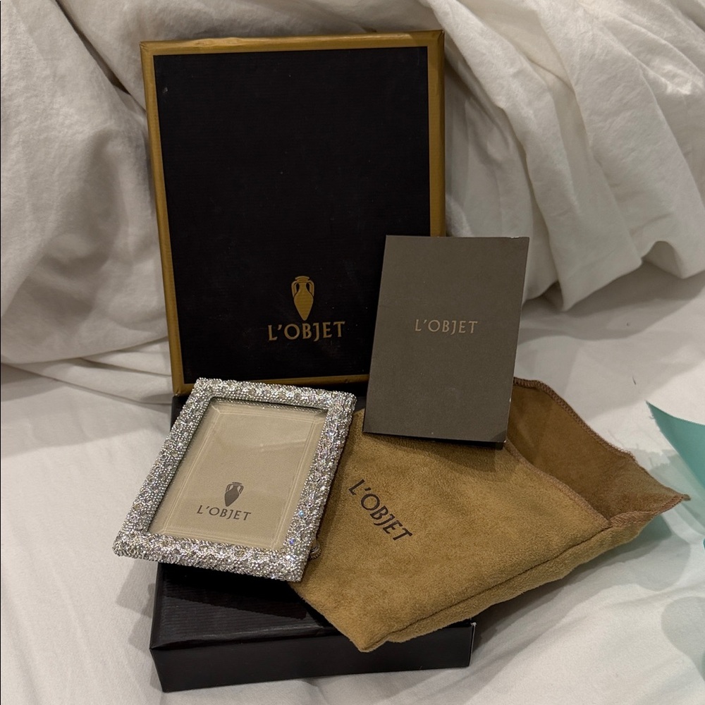 L'Objet Silver and Gold Photo Frame